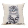 Gobelinkissen mit Rassekatze, Kitten. Stoff-Unikate handmade in Germany
