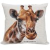 Gobelin-Kissen mit Giraffenkopf. Stoff-Unikate handmade in germany