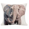 Deko-Kissen mit Elefanten-Motiv. Stoff-Unikate handmade in germany