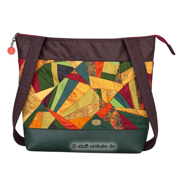 Shopper Indian Summer, Tote Bag. Stoff-unikate handmade in germany