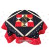 Weihnachtliche Tischdecke im Patchwork-STil- Stoff-Unikate handmade in Germany