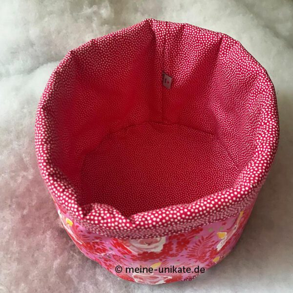 Großer Stoffkorb, Utensilo aus Tula Pink Stoffen genäht. Unikat handmade in Deutschland