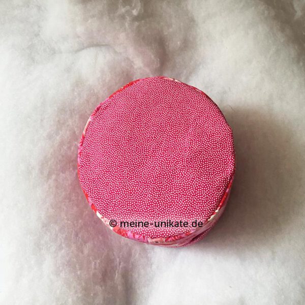 Utensilo, Stoffkorb aus Tula Pink Stoffen mit Hasenmotiven genäht. Unikat handmade in Germany