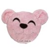 Flachkissen, Babykissen mit rosa Teddykopf. Stoff-Unikate handmade in Germany