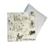 Rapskissen, Körnerkissen <br>Baby-Kissen mit Inlett <br>„Winter Schäfchen" <br> Geschenk zur Taufe