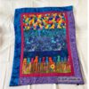 Babydecke, Babytuch mit bunten Katzen. Stoff-Unikat handmade in Germany