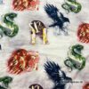 Detailansicht der Harry-Potter-Zeichen. Stoff-Unikat handmade in Germany