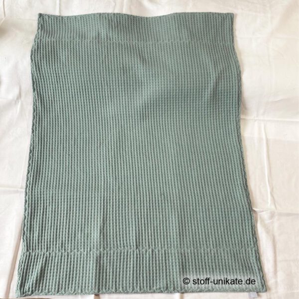 Babytuch, Babydecke in altmint und grau aus hochwertigen Stoffen genäht. Stoff-Unikat handmade with Love in Germany