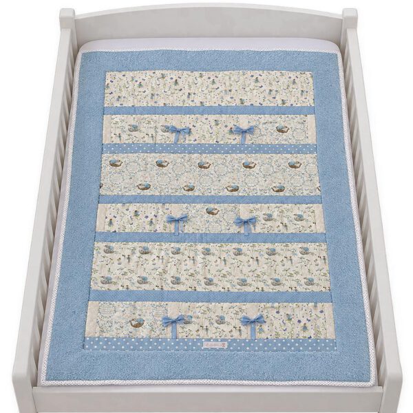 &nbsp;Große Kinderdecke, 3-lagig, <br>Kuscheldecke, Quilt-Decke <br>„Elfenträume" <br>Schönes Geschenk für Kinder