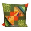 Dekokissen in leuchtenden Farben wie ein Indian Summer. Stoff-Unikate handmade in Germany