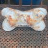 Nackenkissen, Stoffknochen, Leseknochen mit Allgäuer Braunkuh. genäht aus hochwertigen Baumwollstoffen. Stoff-Unikate handmade in Deutschland