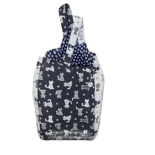 XXL-Jumbo-Tasche mit Katzen. Stoff-Unikate handmade in Germany