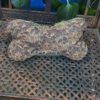 Nackenkissen, Leseknochen mit tannenzapfen. Stoff-Unikat handmade in Germany