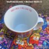 C_Porzellanbecher von Laurel Burch mit bunten Katzen. Stoff-Unikate handmade in Germany