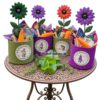 Geschenk-Sets mit vier verschiedenen Utensilos und gartenzubehör. Stoff-Unikate handmade in germany