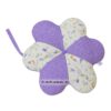 Kissen in Blütenform mit Lavendel und elfe. Stoff-unikate handmade in Germany