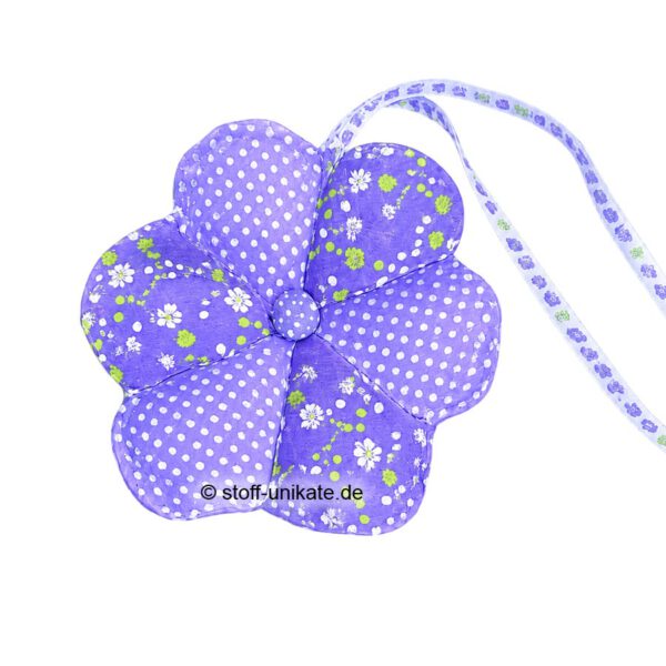 Duft-Kissen in Blumenform <br>gefülltes Lavendel-Kissen <br>„Lavendelduft" <br>Duftendes Geschenk