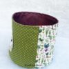 Seitenansicht von den utensilos mit gartenmotiven. Stoff-Unikate handmade in Germanx