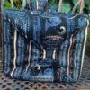 Bodenansicht vom großen XXL-Shopper. Stoff-Unikate handmade in Germany