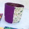 Seitenansicht von den Utensilos Gartenzeit. Genäht aus hochwertigen Baumwollstoffen. Stoff-Unikate handmade in Germany