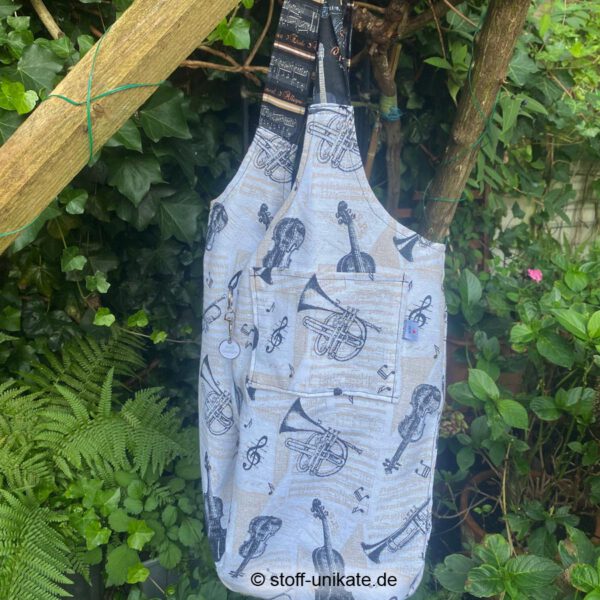 Innenseite vom XXL-Shopper, Stoff-Unikate handmade in Germany