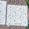 Kleines Stoffdeckchen mit Gemüsesorten genäht aus hochwertiger Baumwolle. Stoff-Unikate handmade in Germany