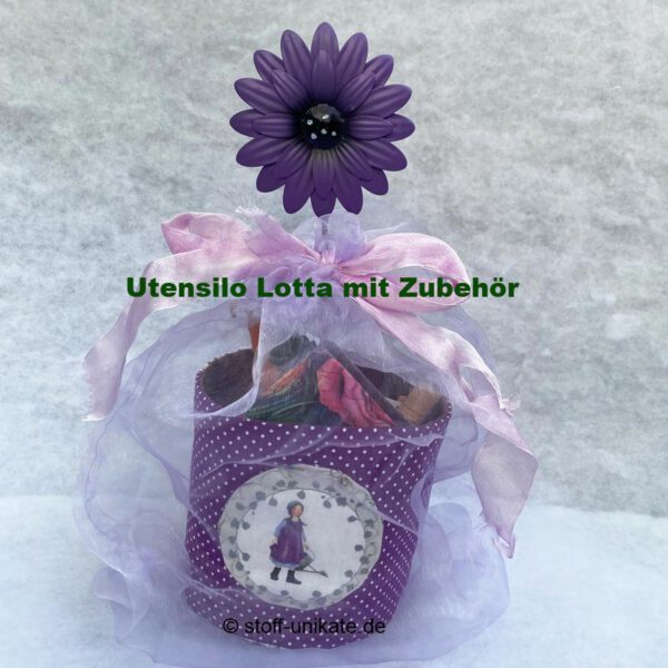 Gartenzeit. Serie mit Utensilos und Zubehör. Genäht aus hochwertiger Baumwolle. Stoff-Unikate handmade in Germany