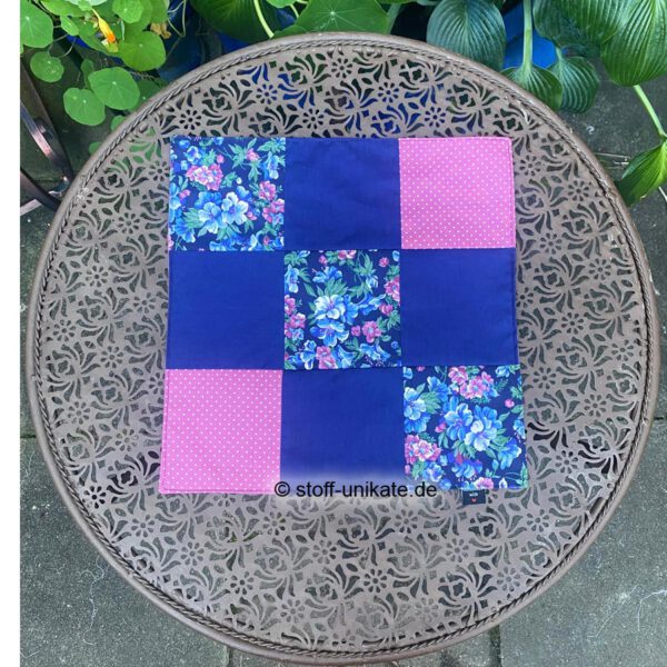 Stoffdeckchen, Brotkorbdeckchen in Patchwork. Stoff-Unikate handmade in germany
