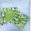 Stoff-Deckchen mit Äpfeln in Grün. Stoff-Unikate handmade in Germany