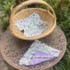 Stoff-Deckchen mit Holunder Elfen. Stoff-Unikate handmade in Germany