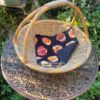 Stoff-Deckchen mit Muffin-Motiven. Stoff-Unikate handmade in Germany