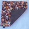 Zwei Stoffdeckchen mit Pralinenmotiven zur Auswahl. Stoff-Unikate handmade in Germany
