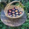Stoffdeckchen mit muffin-Motiven. genäht aus hochwertiger Baumwolle. Stoff-Unikate handmade in Germany