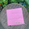 Rückseite vom Patchworkdeckchen mit Blumenmotiven. Stoff-Unikate handmade in Germany