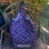 Jumbotasche-XXL-Einkaufshopper, große Einkaufstasche mit Feigenmotiven genäht aus hochwertigen Baumwollstoffen und Einkaufschip. Stoff-Unikate handmade in Germany