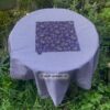 Kleines Brotkorbdeckchen mit Feigenmotiven. Stoff-Unikate handmade in germany