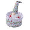 Stoffkorb, Utensilo mit Erdbeerwichtel Ole. Stoff-Unikate handmade in germany