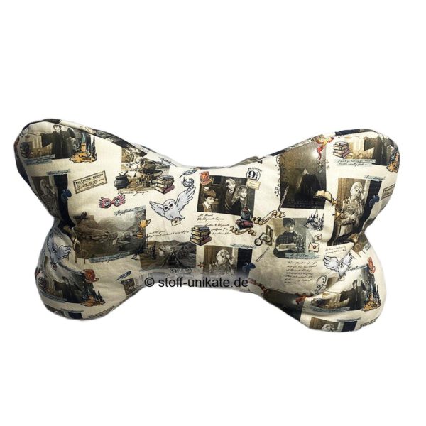 Leseknochen mit Harry Potter Motiven. Stoff-Unikate handmade in Germany