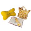 Lesefreude mit büchertasche, Leseknochen und Lesezeichen. Stoff-Unikate handmade in Germany