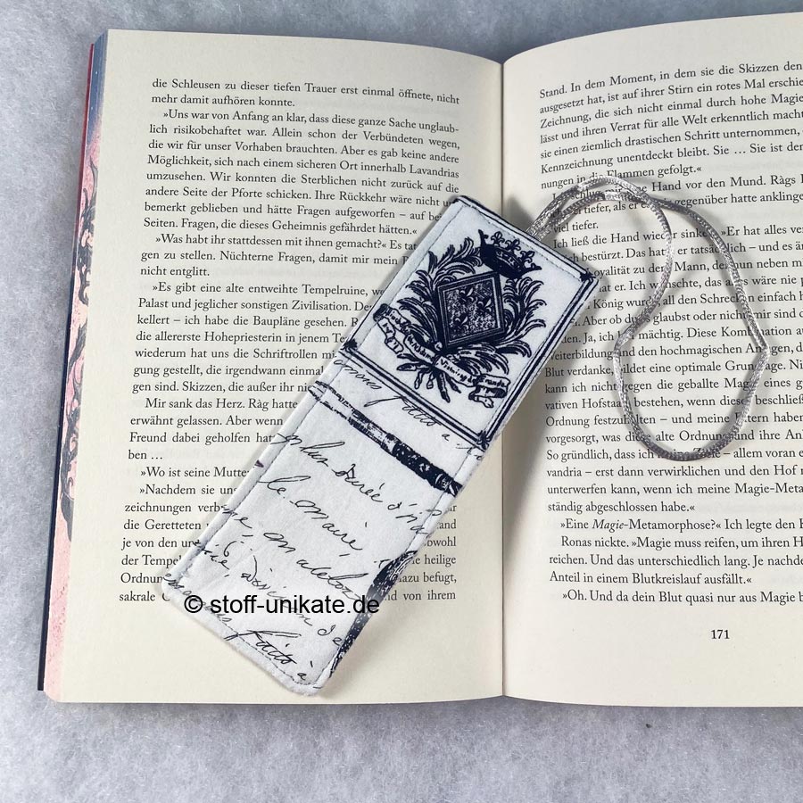 Book Bag to Go, 2-lagig, <br>Büchertasche, Lesezeichen <br>"Book Lover" <br> - Varianten - <br>Geschenk mit Aufdruck – Bild 8