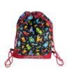 Turnbeutel, Rucksack für Kinder mit bunten Hunden. Stoff-Unikate handmade in Germany