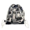Turnbeutel für Kinder mit Border Collies. Stoff-Unikate handmade in germany
