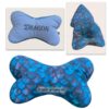 Leseknochen mit Drachenschuppen und Schrift Dragon. Stoff-UNikate handmade in germany