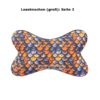 Großer Leseknochen mit Drachenmotiven Wings of Ash. Stoff-Unikate handmade in Germany