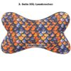 XXL-Leseknochen mit Drachenmotiven Wings of Ash. Stoff-Unikate handmade in Germany