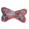 Leseknochen mit Katzen im Blumenfeld, Mohnfeld. Stoff-Unikate handmade in Germany