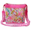Rückseite mit tula-Pink-Stoffen Katzenmotiven. Tablet-Tasche. Stoff-unikate handmade in germany