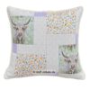 Designer-Kissen, Dekokissen mit Hochlandrind Finlay. Stoff-Unikate handmade in germany