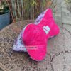 Leseknochen Katzenglück in Pink-geblümt. Stoff-Unikate handmade in germany