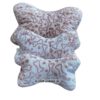 Kuschelweiche Leseknochen in drei verschiedenen Größen mit Knochen- und Pfotenmotiven. Stoff_Unikate handmade in germany